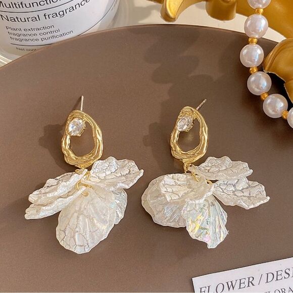 Bohemian statement drop earrings A270 - Picture 1 of 5